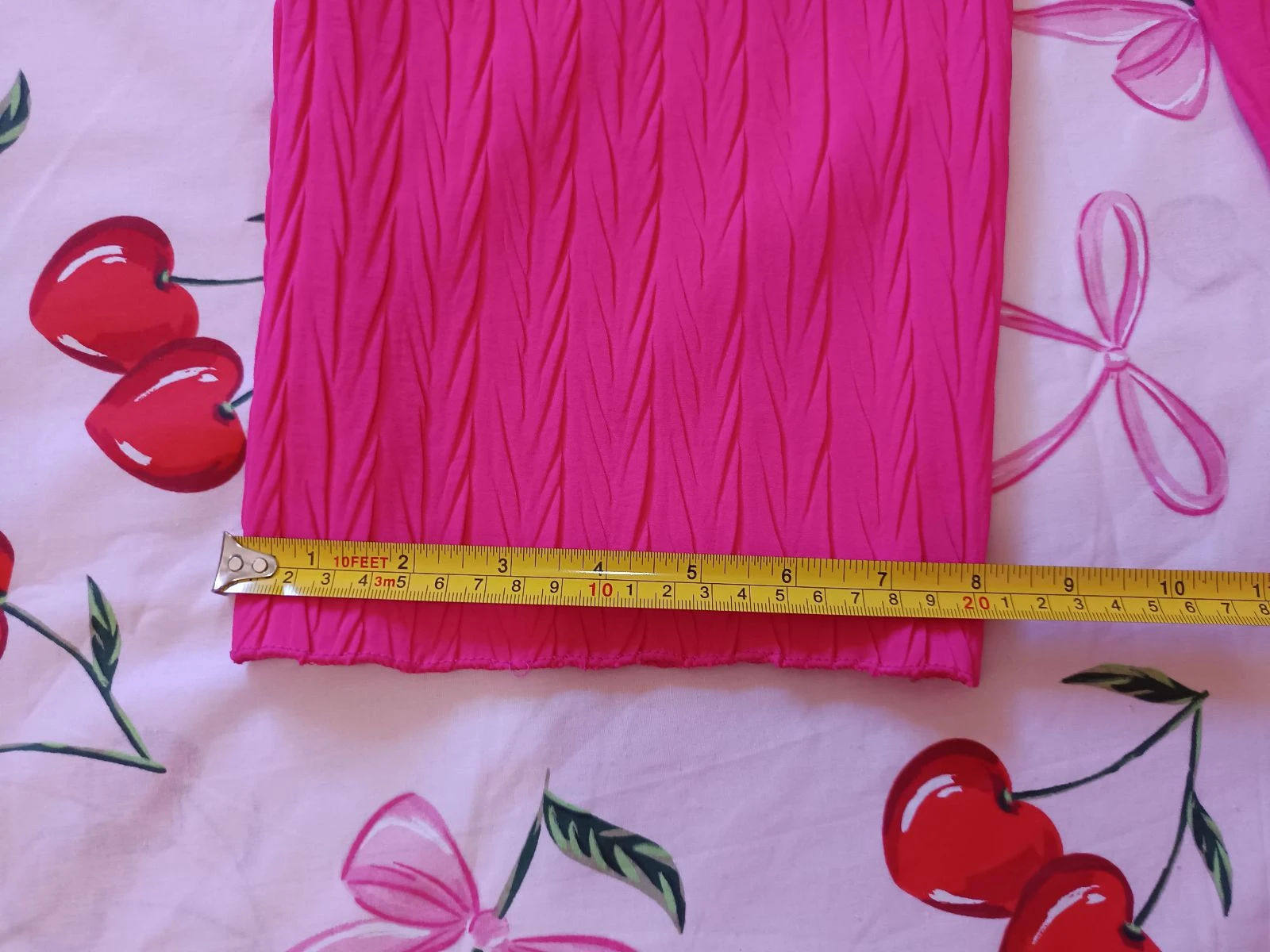 🌸 Fuchsië Wide Leg Geplooide Broek NIEUW met Label | Een maat (38-42) – photo 2